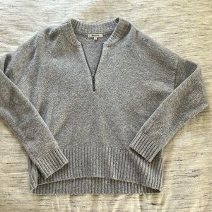 Madewell 1/4 zip sweater